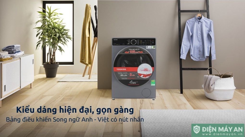 Máy Giặt Toshiba Inverter 10.5 Kg TW-T25BZU115MWV(MG)